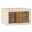 ZY-HE075 Foldable Transparent Plastic Storage Box (No Installation Required) - Brown - 1