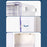 ZY-HZ011 Desktop Cosmetics Storage Box Clear Door Dustproof Makeup Products Organizer - 7