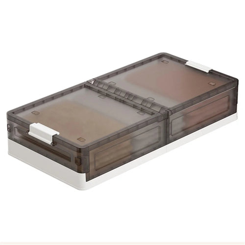 ZY-HE076 50.7L Underbed Pulley Sorting Box Foldable Storage Box with Wheels, Heightened Type - 1