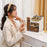 ZY-HZ010 Desk Multi-Layer Cosmetics Storage Box Dustproof Skincare Product Organizer - Transparent Orange - 6