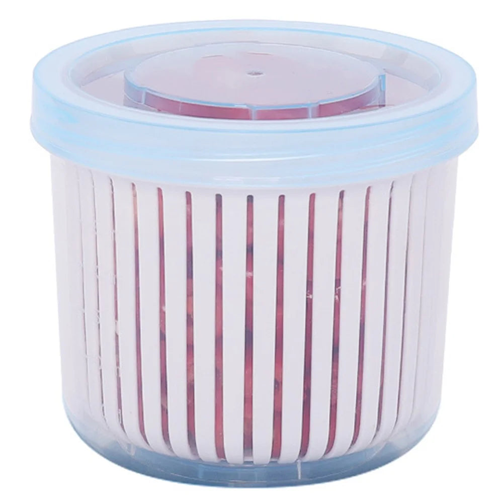ZY-CF010 Ginger Garlic Storage Box Fridge Freshness Preservation Drain Seal Box (BPA Free, No FDA) - 1
