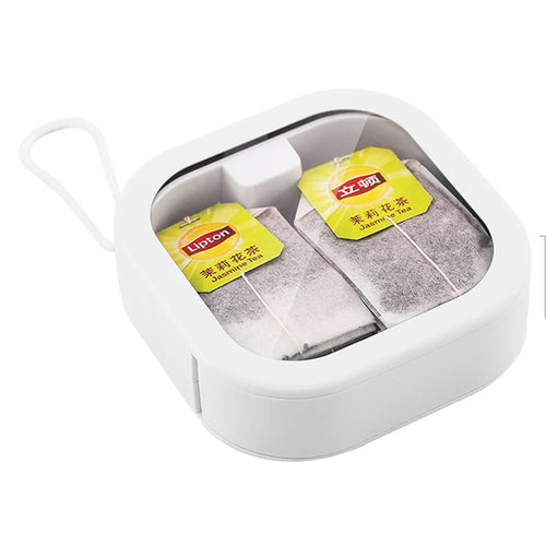 ZY-HZ004 Pocket Size Multi-function Storage Box Organizer with Carry Strap - White - 1