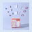 ZY-HZ006 Clear Design ABS Dust-proof Cotton Swab Beauty Sponge Storage Box - White - 3