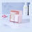 ZY-HZ006 Clear Design ABS Dust-proof Cotton Swab Beauty Sponge Storage Box - White - 7