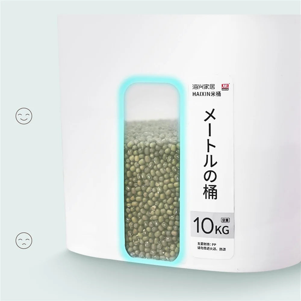ZY-KA028 11.8L Flour Rice Storage Bucket Moisture-proof PP Rice Container (BPA-Free, without FDA Certification) - 4