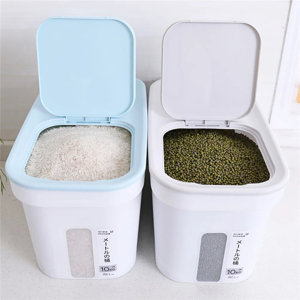 ZY-KA028 11.8L Flour Rice Storage Bucket Moisture-proof PP Rice Container (BPA-Free, without FDA Certification) - 5