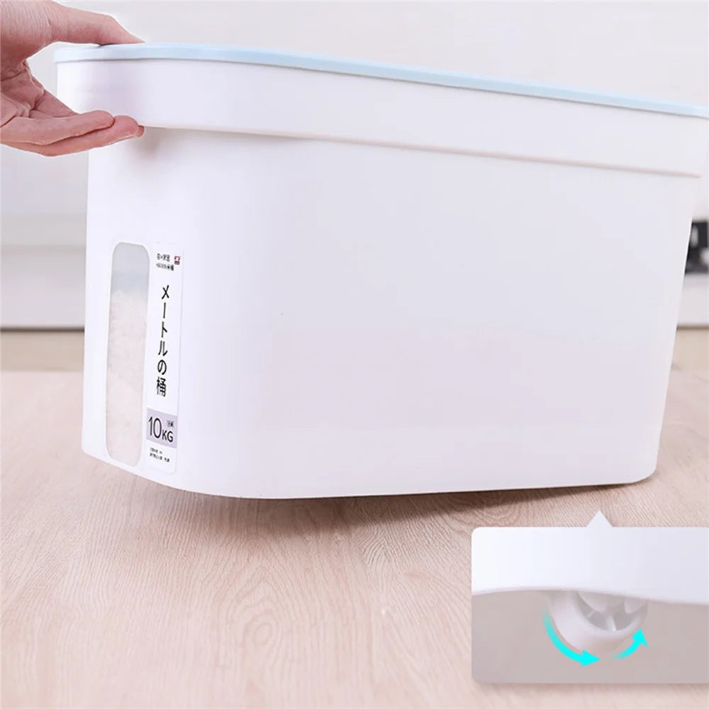 ZY-KA028 11.8L Flour Rice Storage Bucket Moisture-proof PP Rice Container (BPA-Free, without FDA Certification) - 7