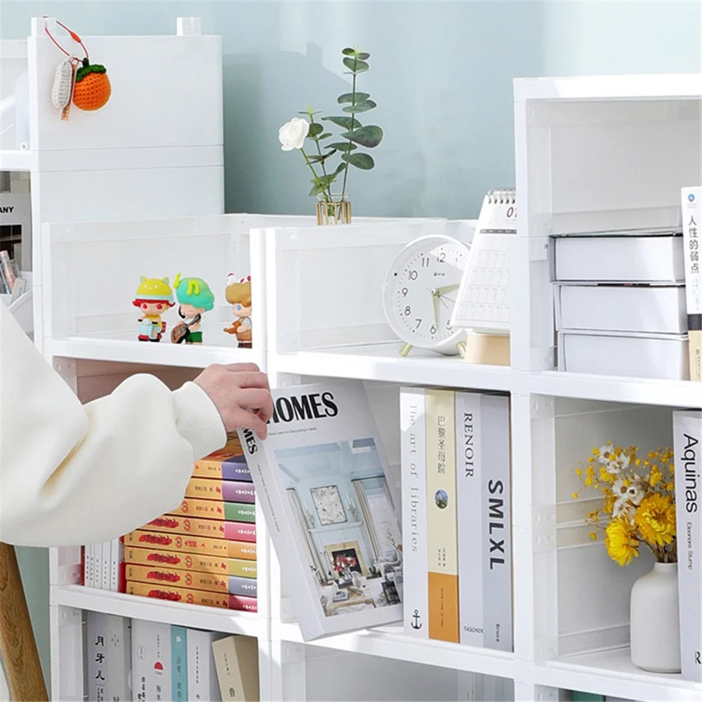 ZY-HE032 1Pc Desktop Organizer Stationery Makeup Art Crafts PP Storage Box - 5
