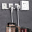 Stainless Steel Hook Wall Mounted Rack Adhesive Wall Plug Holder Hanger Rack 52x45x17MM - 2
