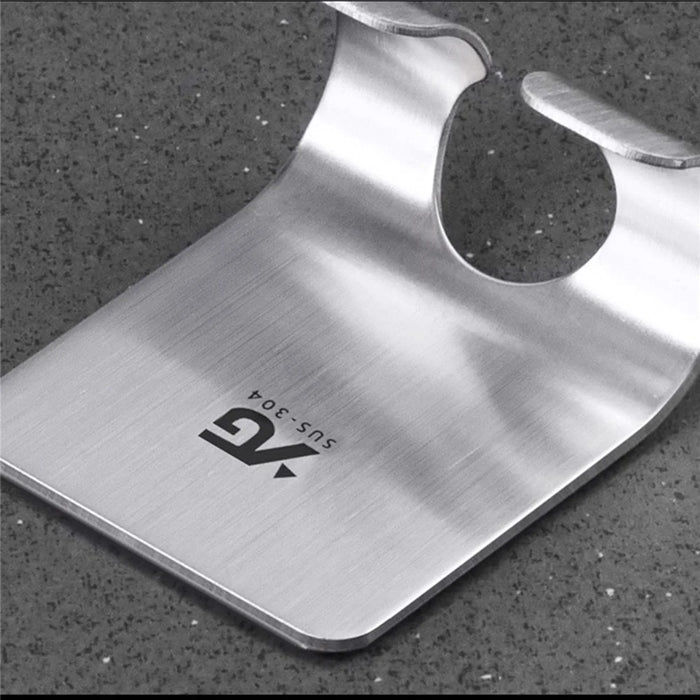 Stainless Steel Hook Wall Mounted Rack Adhesive Wall Plug Holder Hanger Rack 52x45x17MM - 4