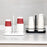Paper Cup Holder Double Slot Countertop Disposable Cup Organizer Storage Rack - Black - 6