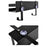 Bathroom Door Hanging Basket Carbon Steel No Drill Organizer Shelf, Style B / Double Layer - 4