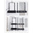 Bathroom Door Hanging Basket Carbon Steel No Drill Organizer Shelf, Style B / Double Layer - 5