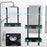 Bathroom Door Hanging Basket Carbon Steel No Drill Organizer Shelf, Style B / Double Layer - 7