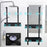 Bathroom Door Hanging Basket Space Saving Carbon Steel Organizer Shelf, Style A / Double Layer - 2