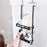 Bathroom Door Hanging Basket Space Saving Carbon Steel Organizer Shelf, Style A / Double Layer - 5