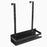 Carbon Steel Bathroom Door Hanging Basket Drill Free Organizer Shelf, Style B / Single Layer - 1