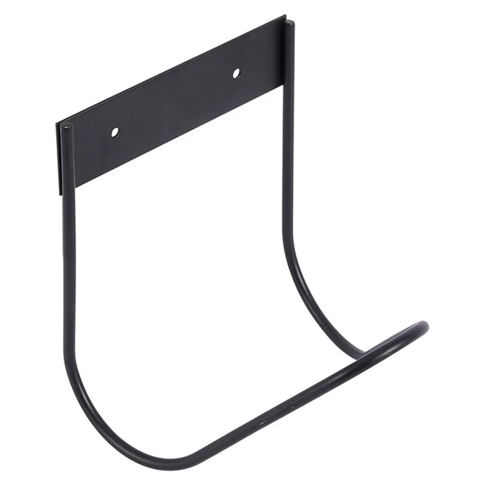Water Hose Hanger Garden Wall Mounted Hose Holder Hook Water Pipe Storage Rack - Black - 1