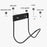 Water Hose Hanger Garden Wall Mounted Hose Holder Hook Water Pipe Storage Rack - Black - 6