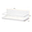 Carbon Steel Magnetic Storage Shelf Kitchen Refrigerator Storage Rack - White - 7