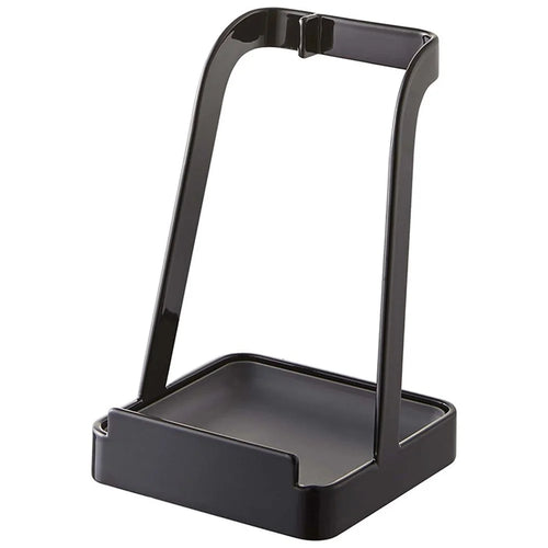 Pot Lid Stand Holder Carbon Steel Kitchen Pan Cover Soup Ladle Storage Rack - Style A / Black - 1