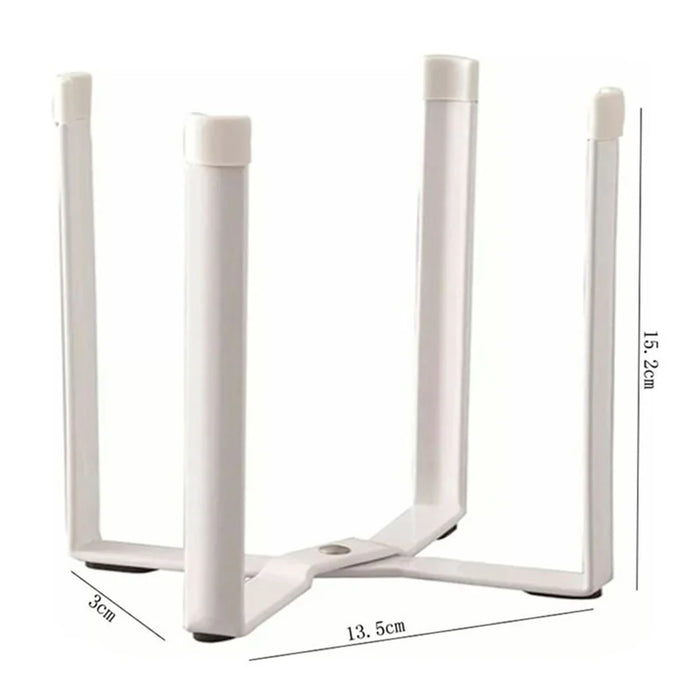 Nordic Kitchen 4-Arm Garbage Bag Holder Bedroom Foldable Iron Rack, Size S - White - 5