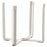 Nordic Foldable 4-Arm Garbage Bag Holder Iron Rack for Bedroom Kitchen, Size L - White - 1