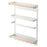 Iron+Wood Magnetic Refrigerator Storage Shelf Kitchen Tools Hanging Storage Rack - White - 1