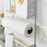 Iron+Wood Magnetic Refrigerator Storage Shelf Kitchen Tools Hanging Storage Rack - White - 5