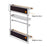 Iron+Wood Magnetic Refrigerator Storage Shelf Kitchen Tools Hanging Storage Rack - White - 6