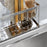 304 Stainless Steel Kitchen Sink Drain Rack Sponge Brush Holder Storage Rack - 4