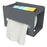 Multifunction Punch-free Magnetic Home Tissue Box Carbon Steel Tissue Storage Box - Grey - 1