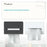 Multifunction Punch-free Magnetic Home Tissue Box Carbon Steel Tissue Storage Box - Grey - 6