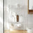 3 Tier Storage Trolley Metal Storage Shelving Units Multipurpose for Bathroom Kitchen - 7