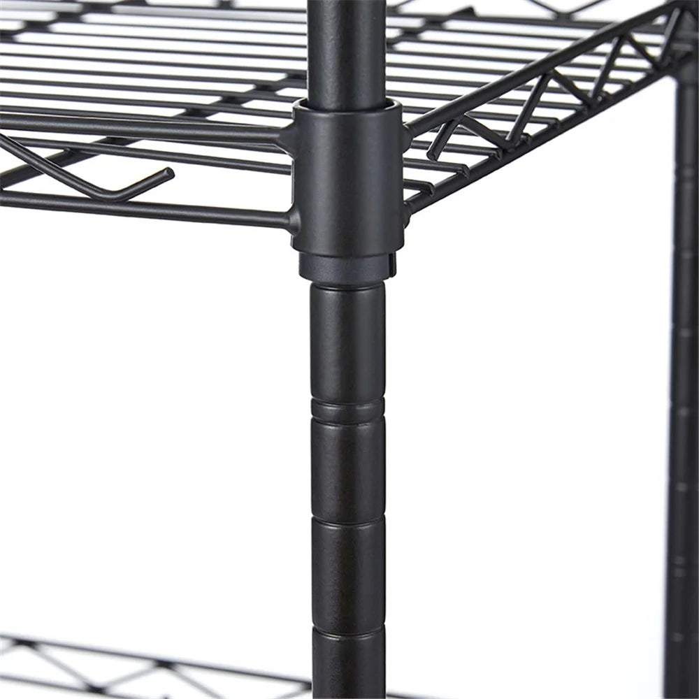 3 Tier Shelving Unit Kitchen Garage Storage Rack Metal Standing Shelf Organiser - 6