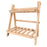 Multi-function Double Layer Flower Pot Storage Rack Foldable Wooden Shelf - 1