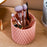 Multipurpose 360 Degree Rotating Pen Holder Desk Cosmetic Organizer Box - Pink - 4