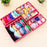 4Pcs / Set Non-Woven Fabric Cabinet Divided Storage Box for Underwear Socks - Rose - 2