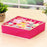 4Pcs / Set Non-Woven Fabric Cabinet Divided Storage Box for Underwear Socks - Rose - 4