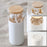 Hand Press Toothpick Dispenser Box PP+Beechwood Cotton Swabs Holder Can - 6