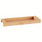JJTZ Natural Bamboo Rectangular Tray Versatile Toilet Sink Tank Tray for Bathroom Counter Top - 1
