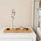 JJTZ Natural Bamboo Rectangular Tray Versatile Toilet Sink Tank Tray for Bathroom Counter Top - 4