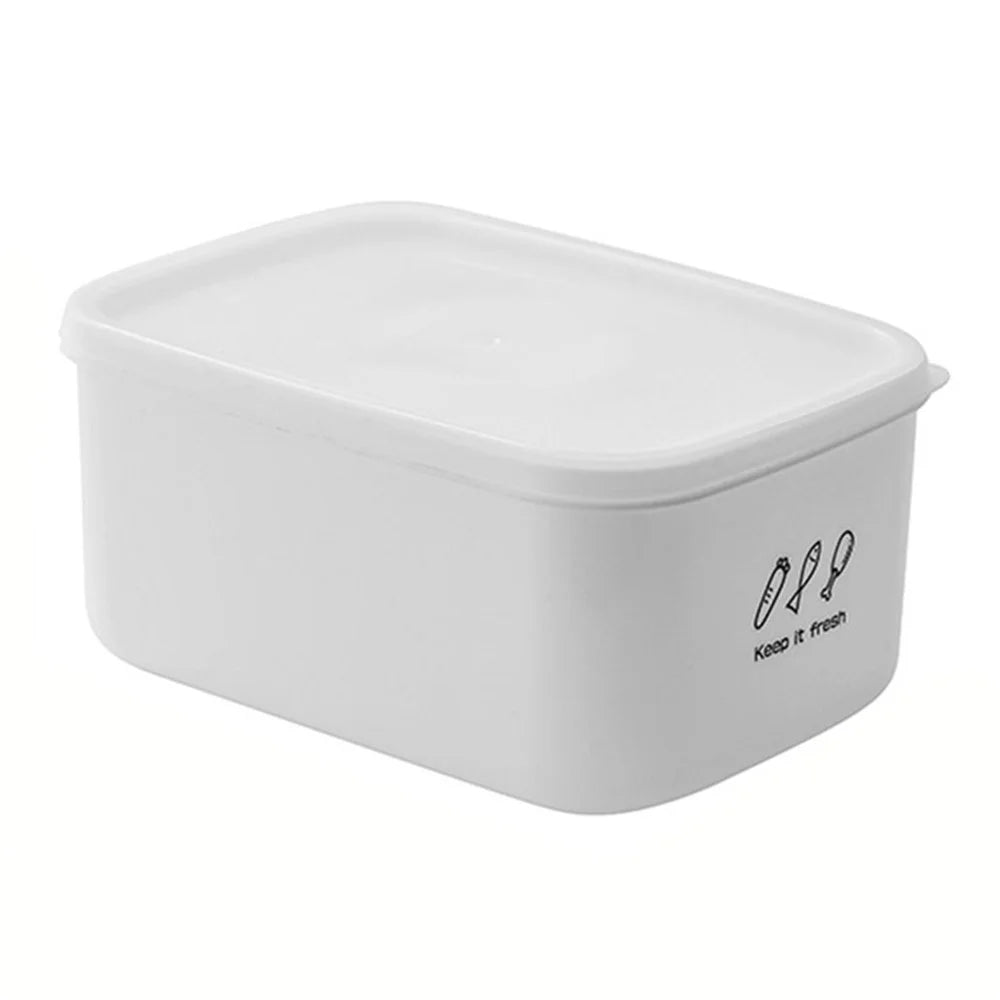 1400ML Food Storage Container PP+PE Refrigerator Organizer Bin (BPA-Free, No FDA) - 1