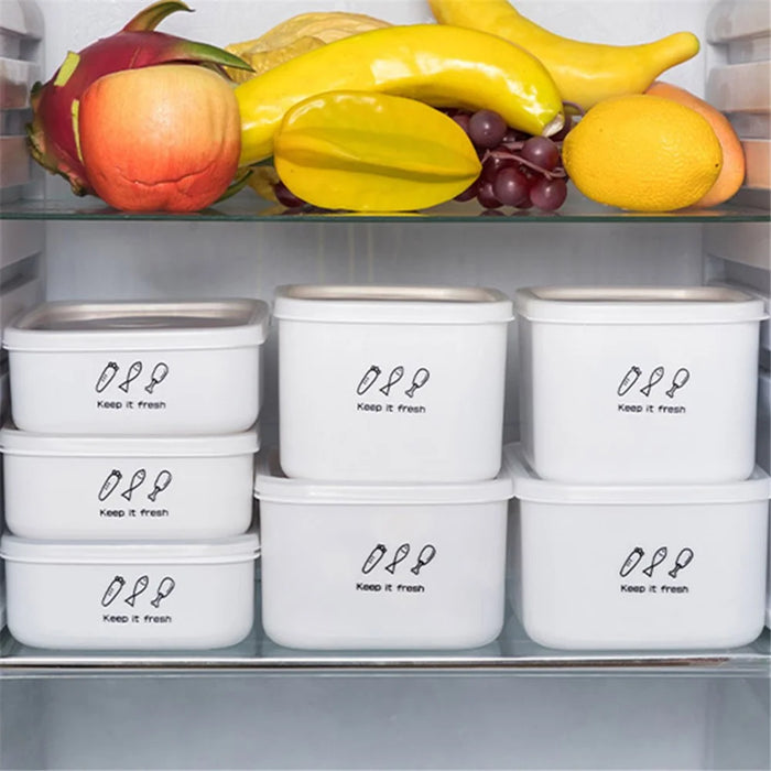 1400ML Food Storage Container PP+PE Refrigerator Organizer Bin (BPA-Free, No FDA) - 4