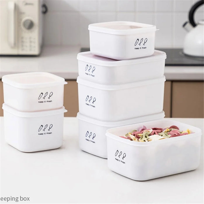 1400ML Food Storage Container PP+PE Refrigerator Organizer Bin (BPA-Free, No FDA) - 6