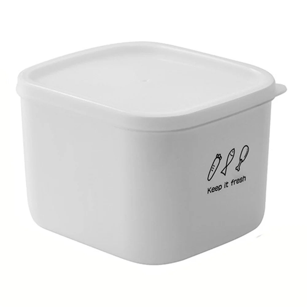 1000ML Refrigerator Organizer Bin Food Storage Container PP+PE Box (BPA-Free, No FDA) - 1