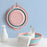 Thicken PP+TPR Collapsible Round Basin Space Saving Multipurpose Washbasin, Size S - Pink - 1
