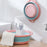 Thicken PP+TPR Collapsible Round Basin Space Saving Multipurpose Washbasin, Size S - Pink - 2