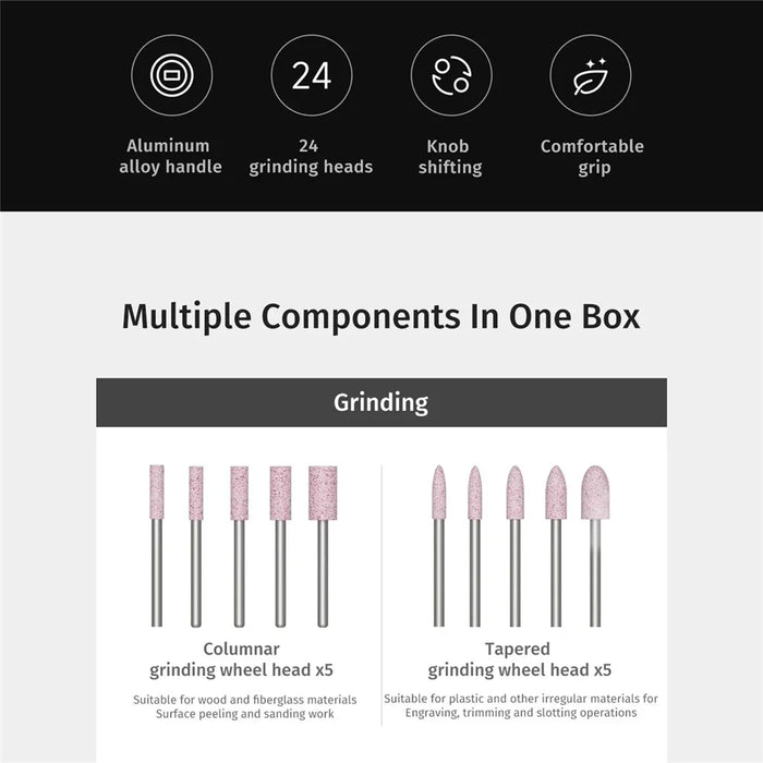 XIAOMI YOUPIN DUKA EP1 Electric Cordless Engraving Pen Rechargeable Rotary Tool for Metal Wood Glass (Chinese Version) - 4