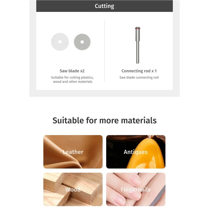XIAOMI YOUPIN DUKA EP1 Electric Cordless Engraving Pen Rechargeable Rotary Tool for Metal Wood Glass (Chinese Version) - 5